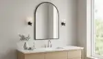 Eleganz trifft Funktionalität: Der gewölbte Aluminium-Wandspiegel als Stil-Highlight
