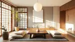 Japanischer Minimalismus im Wohnraum