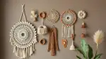Boho Wanddeko mit natürlichen Materialien