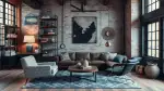 Industrial Chic: Rohes Design trifft Gemütlichkeit
