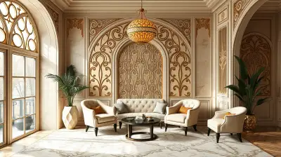 Jugendstil Eleganz in modernen Wohnräumen