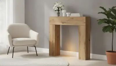 Eleganz trifft Funktion: Die Kaminumrandung Artisan-Eiche als neues Herzstück Ihres Zuhauses