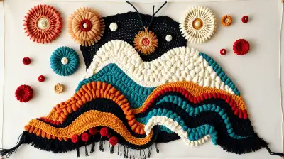 Textilkunst als Wandgestaltung