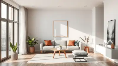 Puristische Designsprache im Interior