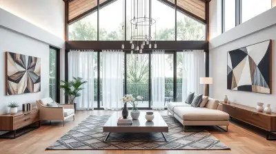 Geometrische Eleganz im Wohnraum