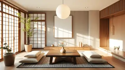 Japanischer Minimalismus im Wohnraum