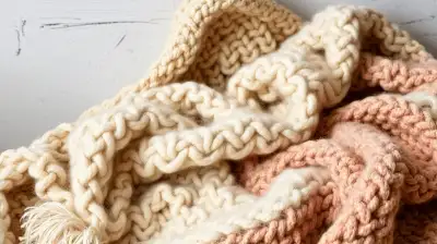 Gemütliche Texturen mit Wolldecken