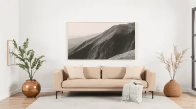 Minimalistische Farbwelten im Wohndesign