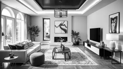 Monochrome Eleganz für zeitloses Wohnen