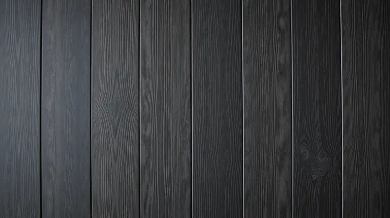 Schwarzes Eichenholz: Elegante Tiefe für Ihr Zuhause