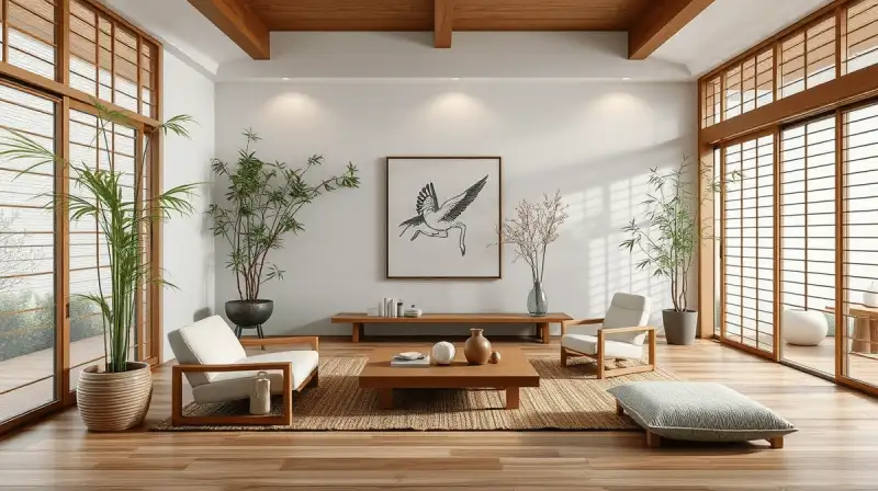 Japanischer Bambus: Minimalistische Wohnästhetik