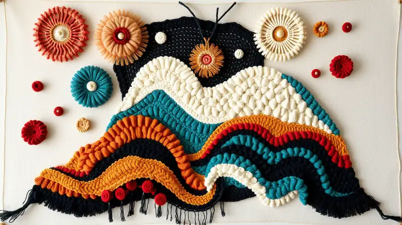 Textilkunst als Wandgestaltung