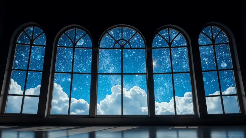Kunstvolle Fensterdekorationen