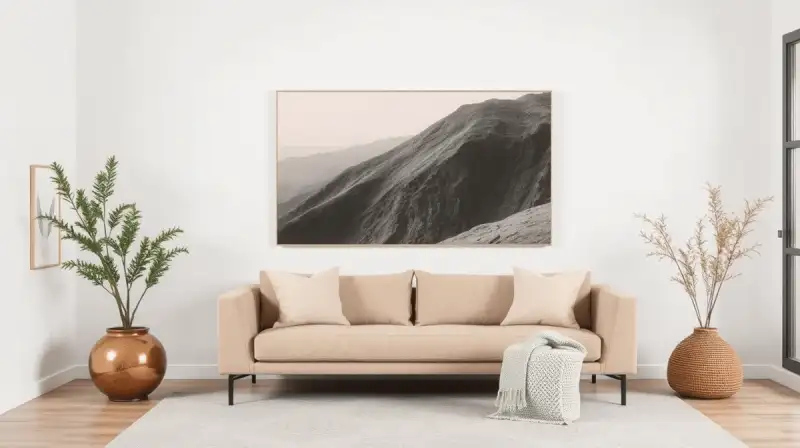 Minimalistische Farbwelten im Wohndesign