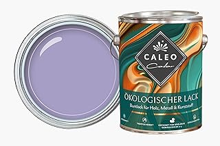 Caleo Color Lack VEILCHENBLÜTE Lila, 0,15 Liter – ökologischer Lack für Möbel – natürlich, l…