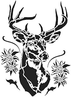 Ideen mit Herz Laser-Kunststoff-Schablone, DIN A4 | perfekt geeignet für Textilgestaltung, Wandg…