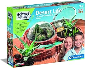 Clementoni 97858 Science & Play LAB – Desert Life, Experimentierkasten zum Erforschen der Wüst…