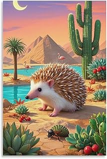 VIAGECSKE Afrikanischer Zwerghörnchen Wandbild Leinwand Gemälde Wand-Dekorationen Wandposter Le…