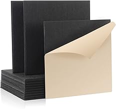 Rdutuok 12 Stück Selbstklebend Akustikplatten,30x30x1 cm Akustik Absorber Akustikpanel Schallsch…