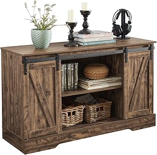 SoBuy Sideboard Küchenschrank Kommode Schrank Flurschrank Beistellschrank mit Schiebetüren Vers…