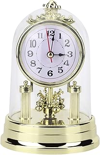 Europäische Wohnzimmer Uhr Retro-Stil 11 x 17 cm Antike Stille Tischuhr Home Decor Tischuhren Uhr