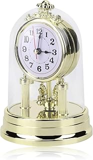Tischuhren Uhr, Europäische Retro Stil Wohnzimmer Uhr, Digitaler Wecker, Europäische Retro Stil…