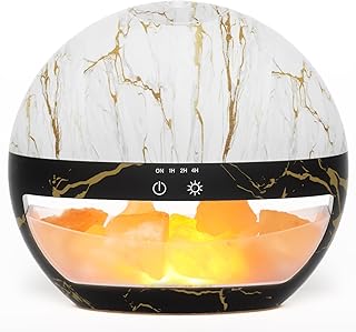 SALUBRITO Aroma Diffuser Salzlampe, Himalaya Salz Diffusor für Ätherische Öle, Ultraschall Aro…
