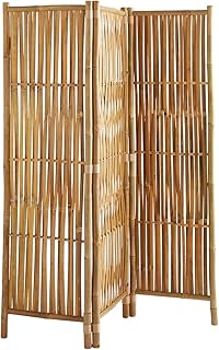 Box and Beyond Paravent aus Bambus – Natur – 160 x 139 cm