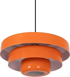 Hängelampe „MACARRON“ Bauhaus-Stil, 3-lagiger Metallschirm, höhenverstellbar, E27-Fassung, mode…