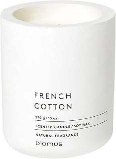 blomus -FRAGA- Duftkerze L aus Sojawachs, Lily White, hochwertiger Raumduft, charakteristische Be…