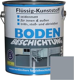 Dynamic24 Flüssig Kunststoff 5L Bodenbeschichtung 50m² Betonfarbe Beton Beschichtung Boden Estr…