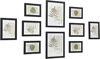 SONGMICS Bilderrahmen 10er Set, für 2 Fotos in 20 x 25 cm, 4 Fotos in 13 x 18 cm, 4 Fotos in 10 …