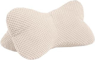 Leseknochen, Lesekissen, Nackenrolle Nackenkissen aus Cord,Stützkissen, Reisekissen mit Struktur…