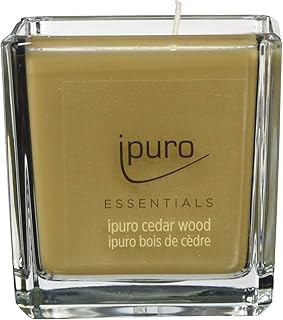 ipuro – dekorative cedar wood – minimalistische & puristische Duftkerzen im Glas – intensive mit …