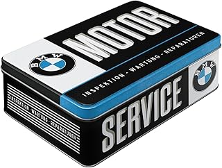 Nostalgic-Art Retro Vorratsdose Flach, 2,5 l, BMW – Service – Geschenk-Idee für BMW Accessoi…