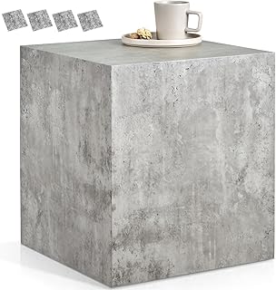 tectake® Couchtisch in Beton Optik, Beistelltisch, moderner Wohnzimmertisch, Sofatisch, Tisch Wo…