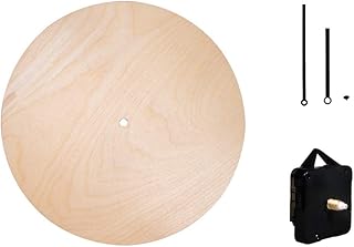 Bastelpackung: Wanduhr, 25cm ø, 2, Box 1Set, Wood