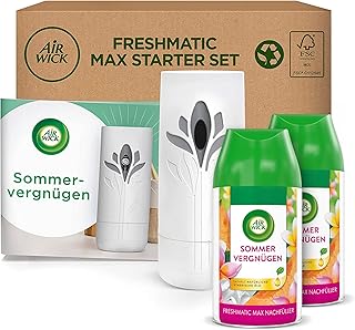 Air Wick Freshmatic Max – Starter Set mit 2 Nachfüllern – Automatisches Raumspray – Raumdu…
