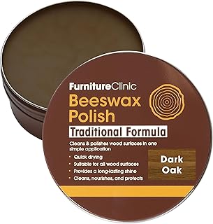Furniture Clinic Bienenwachspolitur für Holz und Möbel – 200 ml – natürliches Bienenwachs …