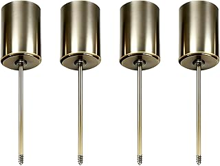 Adventskranz Kerzenhalter,Retro Weiß Adventskerzenhalter Metall Kerzenleuchter 4 Stück, für Ad…