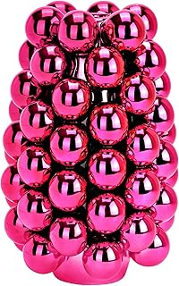 Vase Bubble aus Glas in Pink B16cm H24cm T16cm dekorative Blumenvase im modernen Design stilvolle…