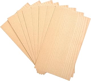 Esche x 8 Blatt | Holzfurnier | Menge: 0,38 m² | Ausgezeichnet für: Modellbau, Möbel, Reparatu…