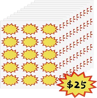 150 Stück Preisschilder Flohmarkt,Preisfehle Preisauszeichner Preisschilder Rot Preisschild Prei…