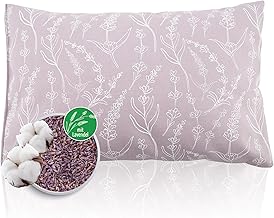 Herbalind Lavendelkissen Floral Allover 30×20 cm in Lilac – Duftkissen mit Lavendelblüten und …