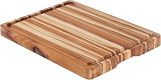 Fleischer-Billot aus FSC-Teakholz, 50 x 38 x 4 cm. (XL)