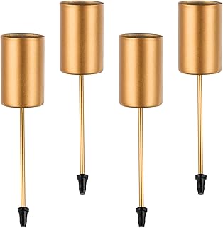 4 Stück Kerzenhalter Adventskranz,Für Stabkerzen Advent Kerzenständer Stabkerze Stabkerzenhalt…