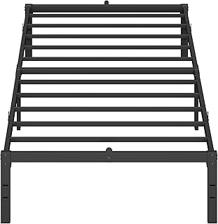 VASAGLE Einzelbettgestell, Bett, 90 x 200 cm, Metallbett, Bettrahmen, Unterbettaufbewahrung, mode…