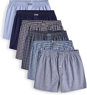 Lower East American Boxershorts Herren 10 Pack I 6 Pack aus 95% Baumwolle und 5% Elasthan I Unter…