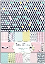 DRAEGER PARIS 1886 Toga ppk011 Geometrische Pastell 48 Stück aufgedruckten Blätter Papier Mehrf…