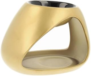 Scentchips® Triangle Gold Wachsbrenner – Geometrische Keramik-Duftlampe – Für Duftwachse, D…